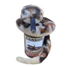 Load image into Gallery viewer, Canned Gifts - Ziggy the Canned Rattlesnake Stuffed Plush w/Funny Jokes