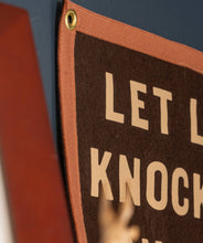 Load image into Gallery viewer, Oxford Pennant - Let Love Knock You On Your Ass Camp Flag • Jason Isbell x Oxford Pennant