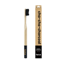 Load image into Gallery viewer, from earth to earth USA - F.e.t.e | Adult's Medium Bamboo Toothbrush