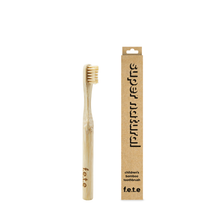 Load image into Gallery viewer, from earth to earth USA - F.e.t.e | Children's Soft Bamboo Toothbrush