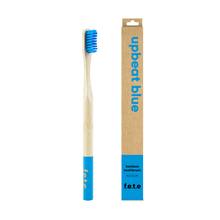 Load image into Gallery viewer, from earth to earth USA - F.e.t.e | Adult's Medium Bamboo Toothbrush