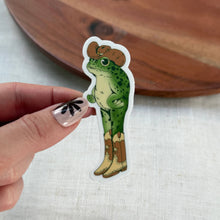 Load image into Gallery viewer, Big Moods - Cowboy Frog Southern Sticker