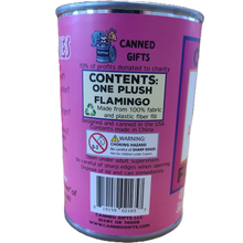 Load image into Gallery viewer, Canned Gifts - Rosy the Canned Flamingo w/Jokes - Eco-Friendly Recycled