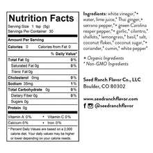Load image into Gallery viewer, Seed Ranch Flavor Co - Reaper Lemongrass Hot Sauce | HOT Thai Green | 5 oz