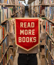 Load image into Gallery viewer, Oxford Pennant - Read More Books Camp Flag