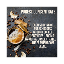 Load image into Gallery viewer, PureShrooms Inc. - PureShrooms Swiss Water Decaf Mushroom Ground Coffee