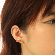 Load image into Gallery viewer, Yellow Owl Workshop - Dutch Oven & Kosher Salt Earrings - Gold Foodie Chef Studs