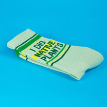 Load image into Gallery viewer, Gumball Poodle - I Dig Native Plants Gym Crew Socks