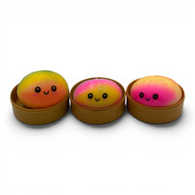 Load image into Gallery viewer, K & S WHOLESALE INC - Tie Dye Neon Bun Squishy Toys – 12ct PDQ