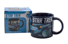 Load image into Gallery viewer, Unemployed Philosophers Guild - Starships of Star Trek Coffee Mug