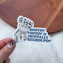 Load image into Gallery viewer, Big Moods - Rootin' Tootin' & Mentally Regroupin' Cowboy Cat Sticker