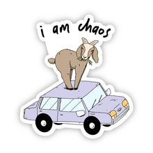 Load image into Gallery viewer, Big Moods - I Am Chaos Goat Sticker