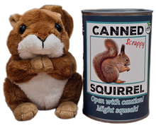 Load image into Gallery viewer, Canned Gifts - Canned Squirrel | Stuffed Animal Plush | Funny Jokes