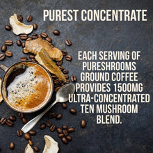 Load image into Gallery viewer, PureShrooms Inc. - PureShrooms Perfect 10 Mushroom Ground Coffee