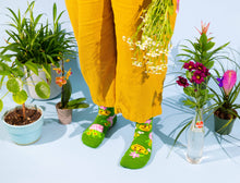 Load image into Gallery viewer, Plant Babe Socks - Women's Crew Socks for Garden Lovers