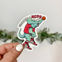 Load image into Gallery viewer, Big Moods - Basketball Triceratops Dinosaur Sticker