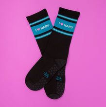Load image into Gallery viewer, Gumball Poodle - I ❤️ Naps Grip Socks