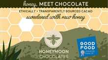 Load image into Gallery viewer, Honeymoon Chocolates - 70% Tanzania Raw Honey Dark Chocolate