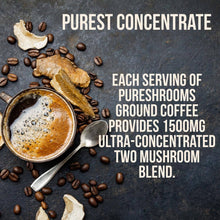Load image into Gallery viewer, PureShrooms Inc. - PureShrooms Focus & Create Mushroom Ground Coffee