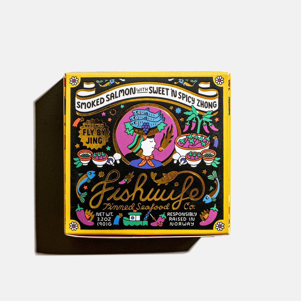 魚のエサ simon Fishwife - Smoked Salmon with Sweet & Spicy Zhong (6-pack) – Jon