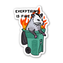 Load image into Gallery viewer, Big Moods - Everything Is Fine Possum Sticker