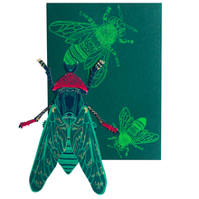 Load image into Gallery viewer, East End Press - BLUE BOTTLE GREETING CARD