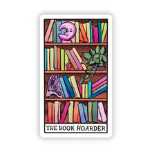 Load image into Gallery viewer, Big Moods - "The Book Hoarder" Book Tarot Card Sticker