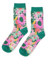 Load image into Gallery viewer, Mother of the Freakin Year Floral Socks - Mother's Day Gift