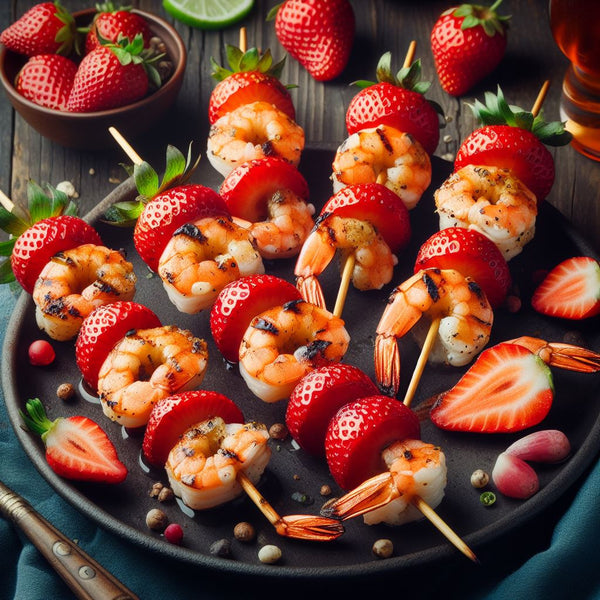 Grilled Strawberry Shrimp Skewers: A Flavorful Twist on Surf and Turf