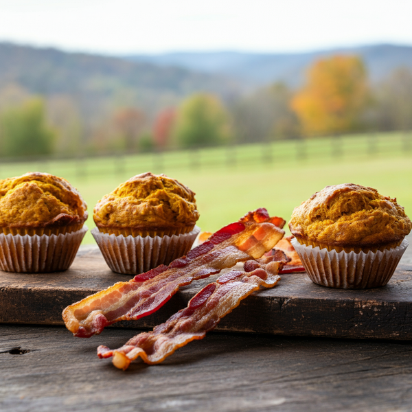 Bacon and Pumpkin Muffins