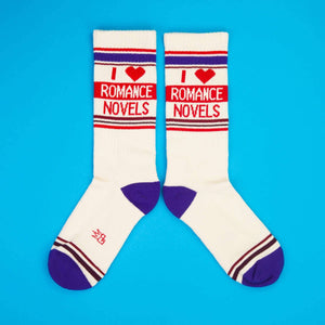 Gumball Poodle - I ❤️ Romance Novels Gym Crew Socks