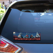 Load image into Gallery viewer, Big Moods - I Brake For Cryptids Bumper Sticker - Large
