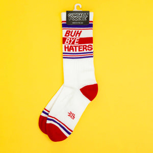 Gumball Poodle - Buh Bye Haters Gym Crew Socks