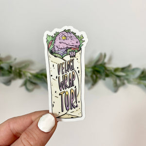 Big Moods - Veloci-Wrap-Tor Velociraptor Dinosaur Sticker