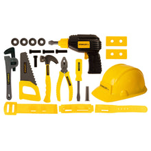 Load image into Gallery viewer, Toysmith - Red Toolbox Stanley Jr. 19-Piece Pretend Play Tool Set
