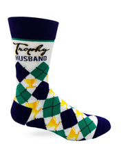 Load image into Gallery viewer, Fabdaz - Trophy Husband Men&#39;s Novelty Crew Socks
