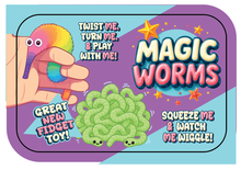 Load image into Gallery viewer, Novelty Brands - So Much Fun! Magic Worms Fidget Toy Assortment - 12/Display

