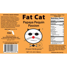 Load image into Gallery viewer, Fat Cat - Papaya Pequin Passion Savory Fruit Hot Sauce (fullcase-12ct)
