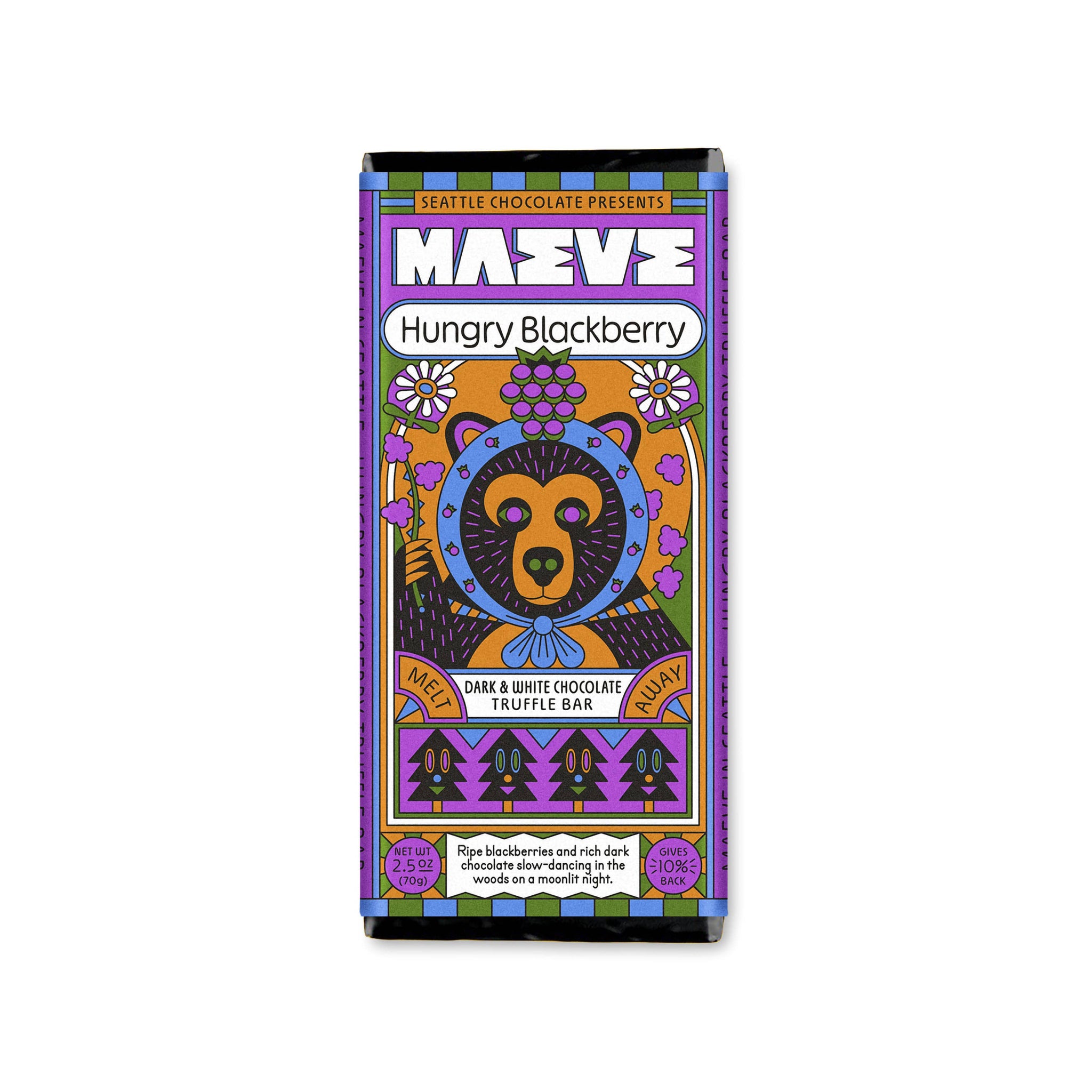Seattle Chocolate Presents MAEVE - New! Hungry Blackberry Truffle