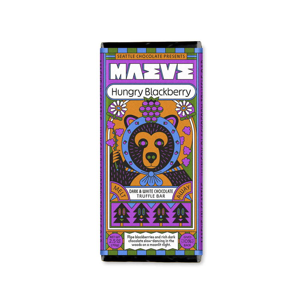 Seattle Chocolate Presents MAEVE - New! Hungry Blackberry Truffle