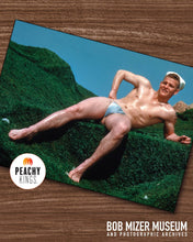 Load image into Gallery viewer, Peachy Kings / Kweer Cards - Physique Pictorial Bob Mizer Postcard — YOUNG TURF
