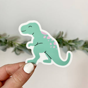 Big Moods - Cute Green T-Rex Dinosaur Sticker