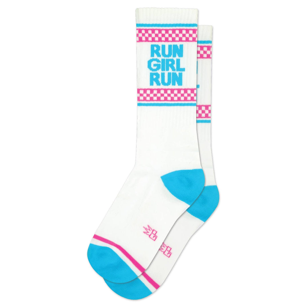 Gumball Poodle - Run Girl Run Gym Crew Socks