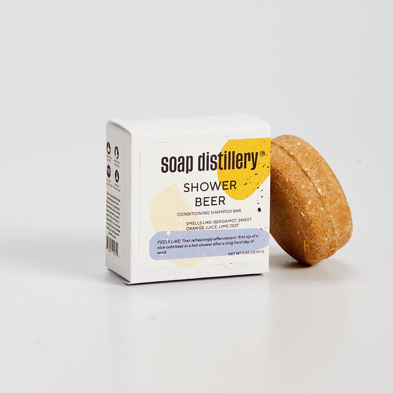 Soap Distillery - Shower Beer Shampoo Bar
