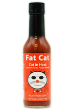 Load image into Gallery viewer, Fat Cat - Cat In Heat Chipotle-Ghost Pepper Hot Sauce (full case-12ct)
