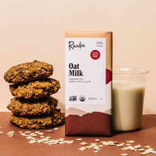Load image into Gallery viewer, Raaka Chocolate - 58% Oat Milk Chocolate Bar
