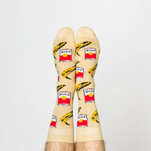 Load image into Gallery viewer, Yellow Owl Workshop - Pop Art - Large Crew Socks - Museum Gift Shop
