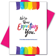 Load image into Gallery viewer, Peachy Kings / Kweer Cards - Gay Coming Out of the Closet Greeting Card (Queer, LGBT)

