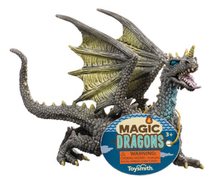 Toysmith - Magic Dragon, Assorted Colors Dragon Figurines