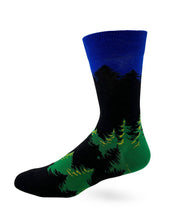 Load image into Gallery viewer, Fabdaz - May The Forest Be With You Men&#39;s Novelty Crew Socks
